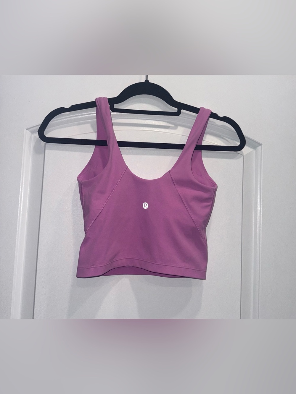 Lululemon pink purple aligned tank size 2